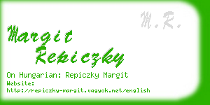 margit repiczky business card
